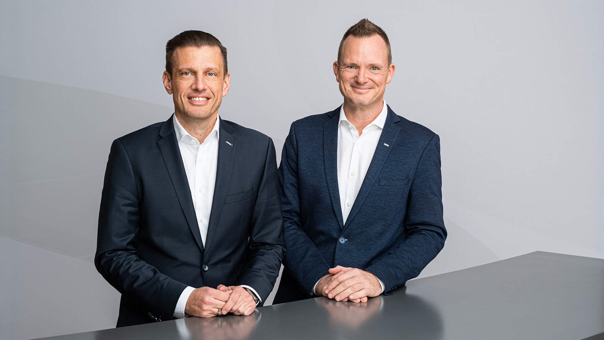 Von links: Alexander Tonn, COO Road Logistics, und Stefan Behrendt, Managing Director Food Logistics